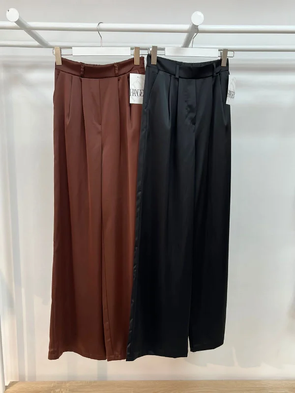 Satin Wide Pant 10180