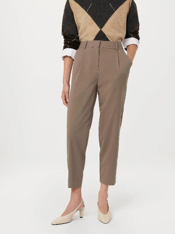 The Amelia Balloon Pant in Dark Taupe