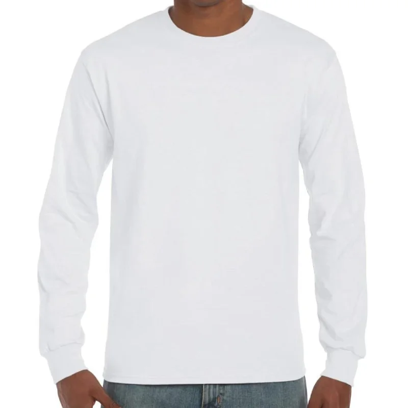 BASIC LANGÆRMET T-SHIRT - HVID