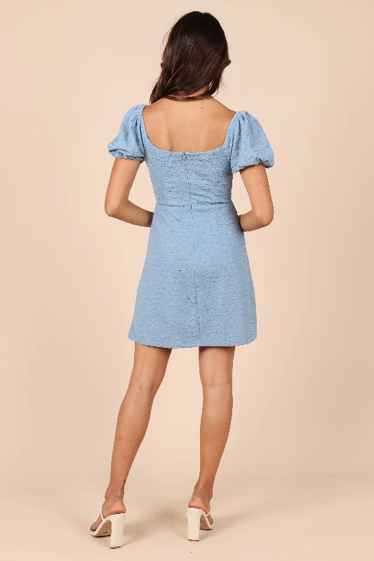 Baxie Mini Dress - Blue