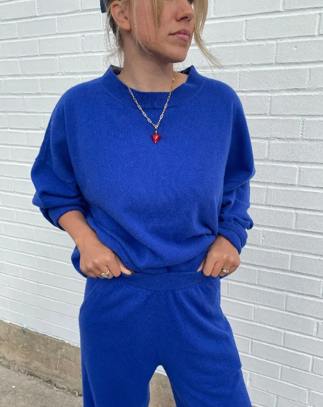 The Wool Gwendolyn Sweater - Cobalt