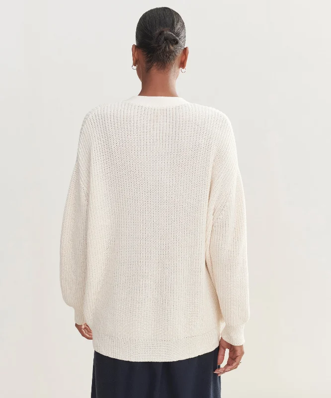 Cotton Cocoon Cardigan