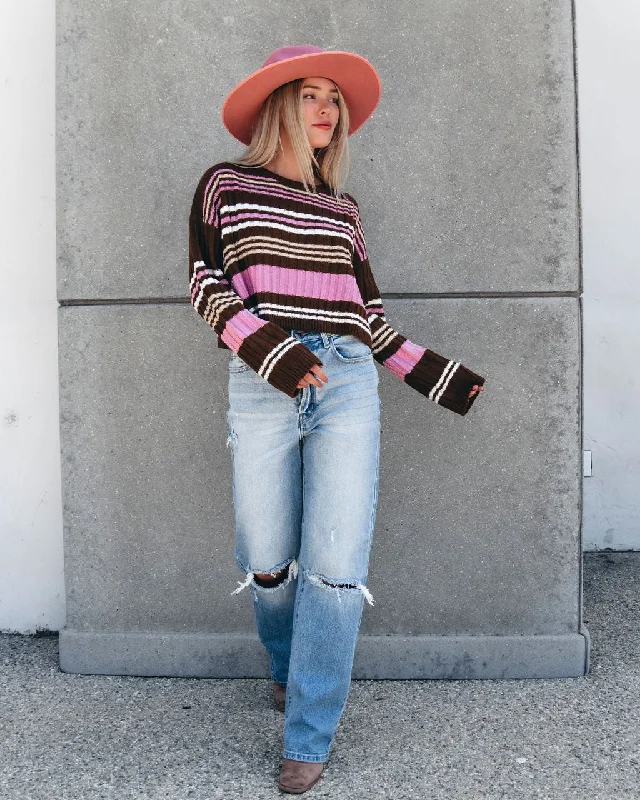 Daniella Multi Striped Sweater