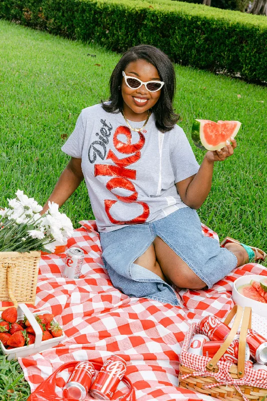 Grey Diet Coke® Logo Tee