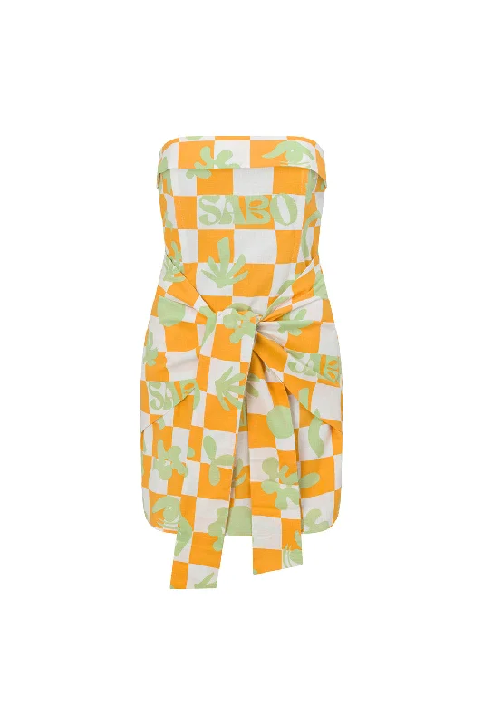 Kingsley Dress - Sabo Checkerboard