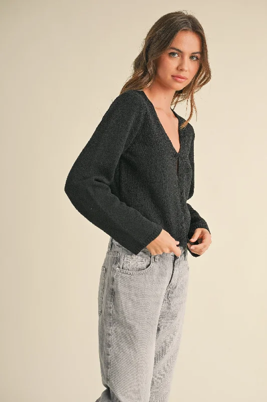 Lightweight Knit Caridgan