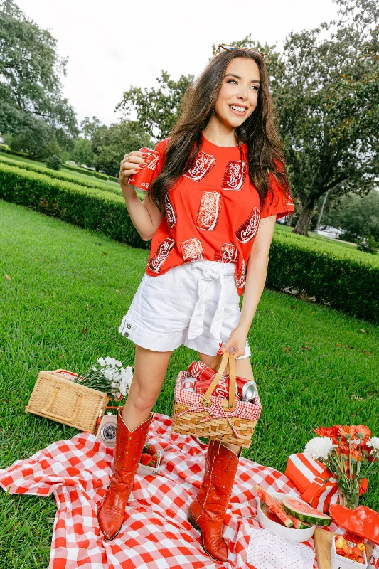 Red Scattered Coca-Cola® Can Tee