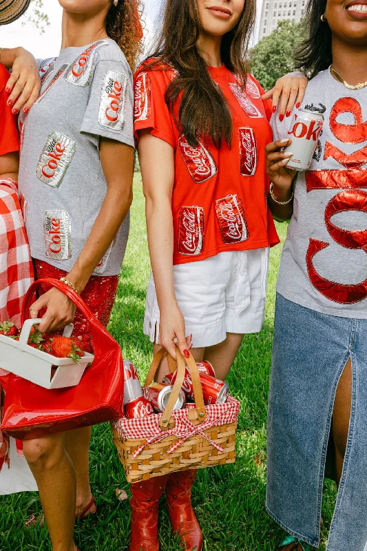 Red Scattered Coca-Cola® Can Tee