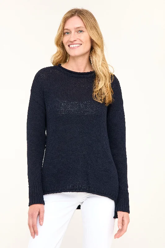 Relaxed Crew Sweater - Night Sky