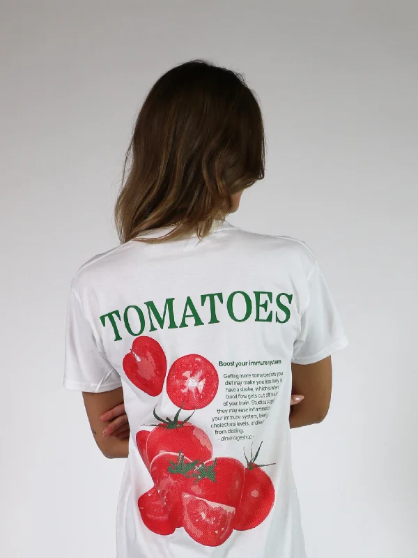 TOMATOES (rygprint) T-SHIRT - HVID