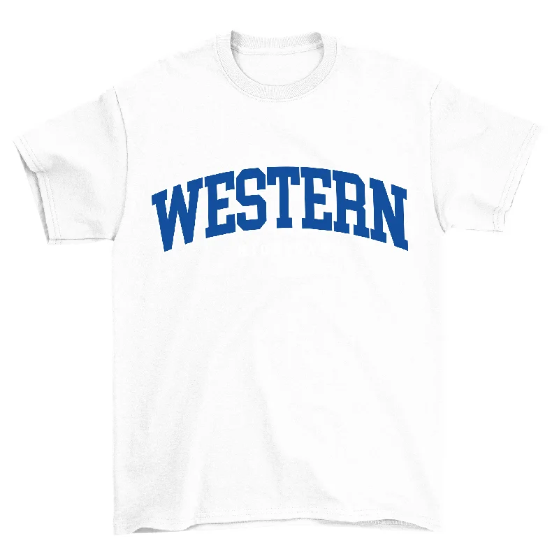 WESTERN MICHIGAN TEE - HVID