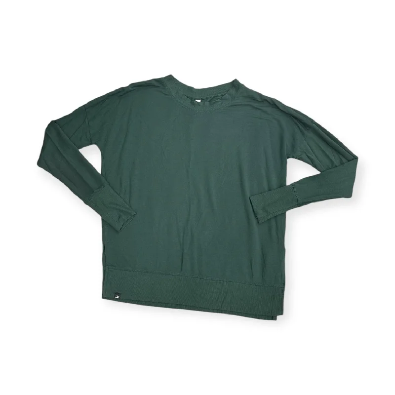 Athletic Sweatshirt Crewneck By Clothes Mentor In Green, Size: M