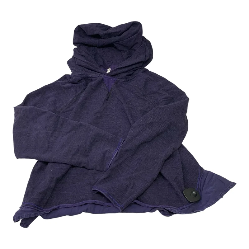 Athletic Sweatshirt Hoodie By Lululemon In Purple, Size: L