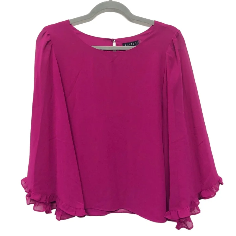 Blouse Long Sleeve By 1.state In Pink, Size: S