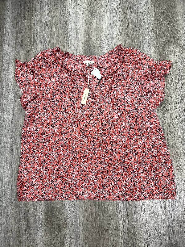 Blouse Short Sleeve By Max Studio In Animal Print, Size: 1x