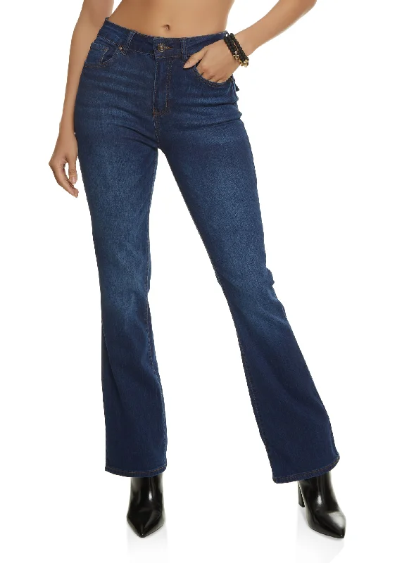 WAX Whiskered Boot Cut Jeans