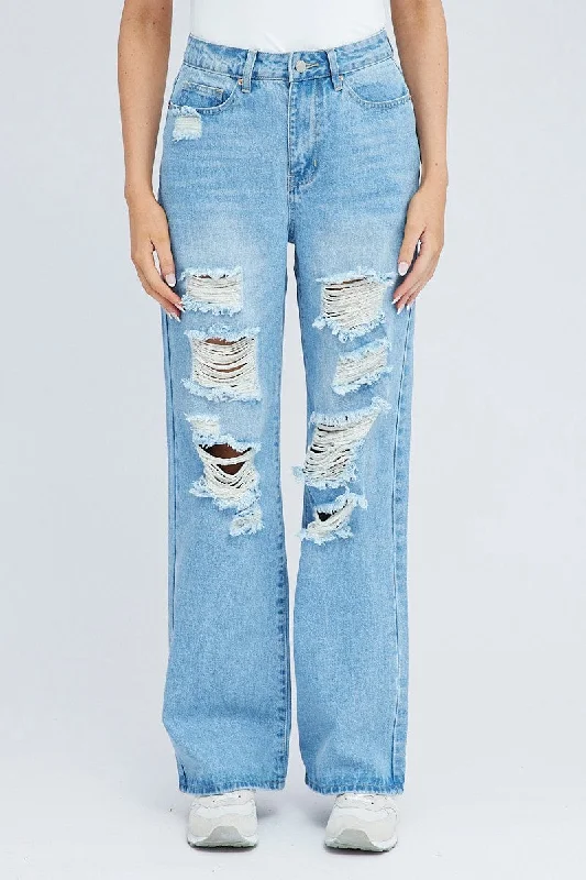 Denim 90's Wide Leg Jeans