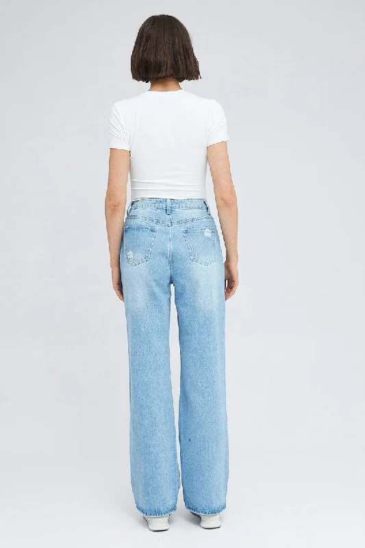 Denim 90's Wide Leg Jeans