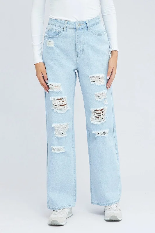 Denim 90's Wide Leg Jeans