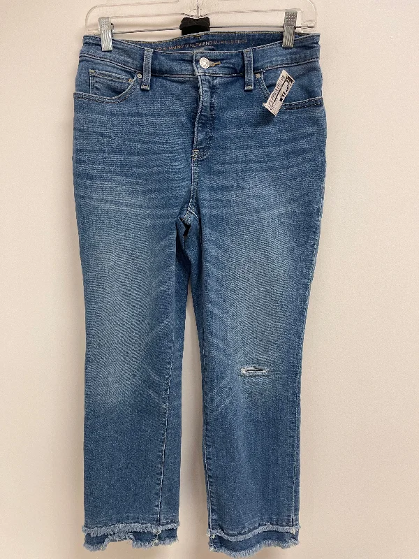 Jeans Skinny By Chicos In Blue Denim, Size: 4