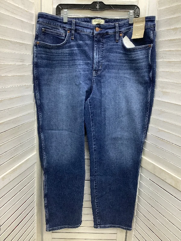 Jeans Straight By Madewell In Blue Denim, Size: 20