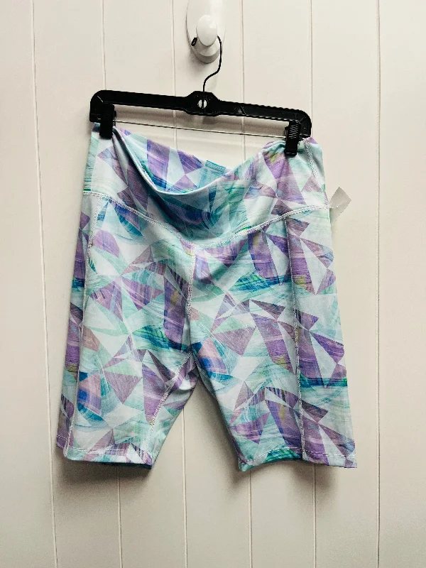 Shorts By BRISAS In Blue & Purple, Size: Xl