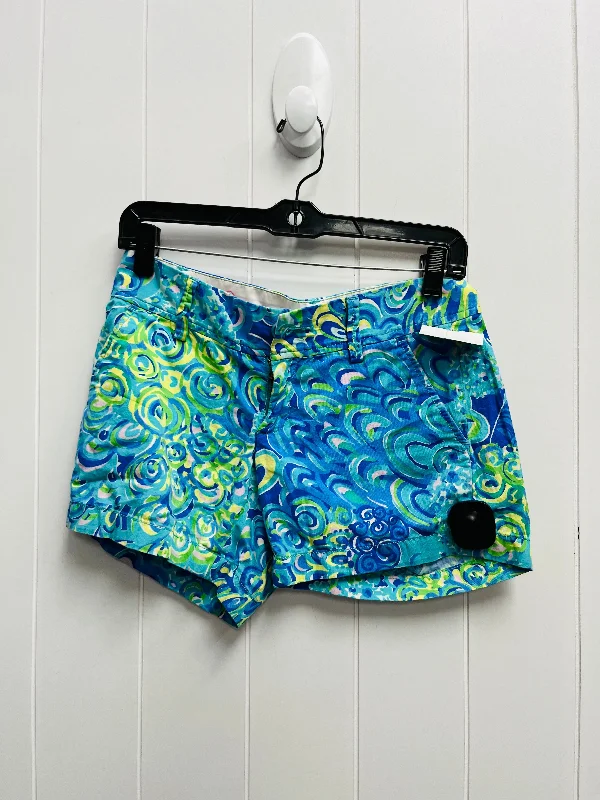 Shorts By Lilly Pulitzer In Blue & Green, Size: Xxs