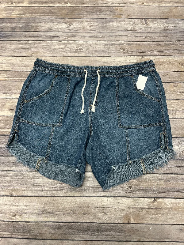 Shorts By Maurices In Blue Denim, Size: 18