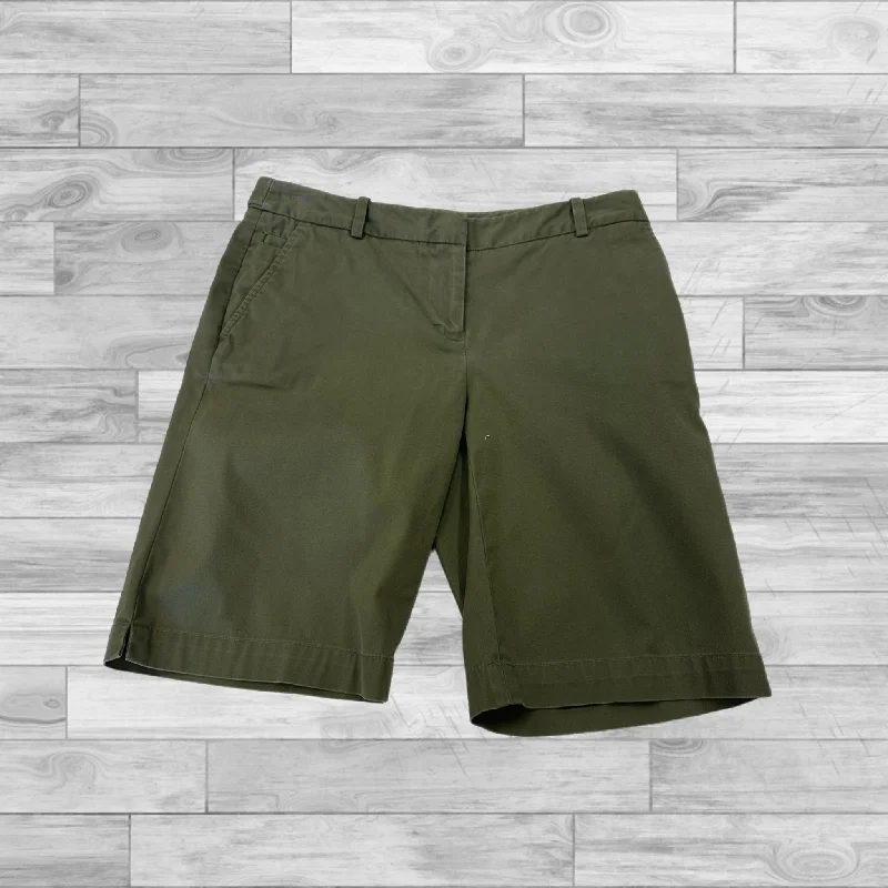 Shorts By Talbots In Green, Size: 0