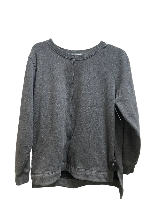 Sweatshirt Crewneck By Athleta In Grey, Size: M