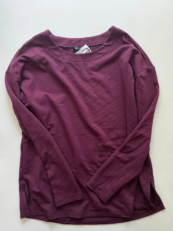 Sweatshirt Crewneck By Banana Republic O In Wine, Size: M