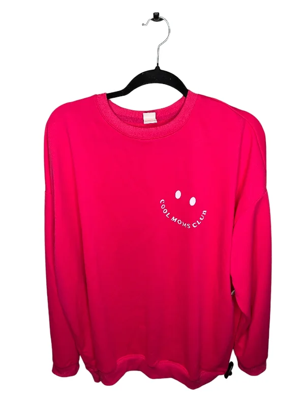 Sweatshirt Crewneck By Clothes Mentor In Pink, Size: 4x