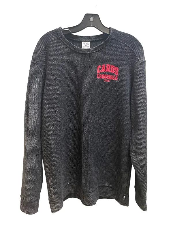 Sweatshirt Crewneck By Pink In Black, Size: S