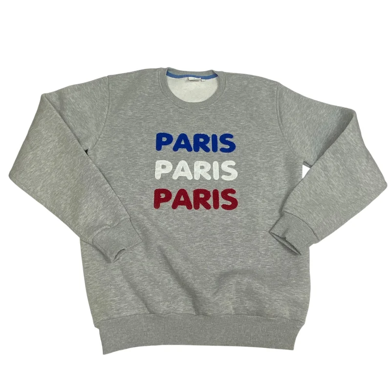 Sweatshirt Crewneck By Tour Eiffel In Grey, Size: L