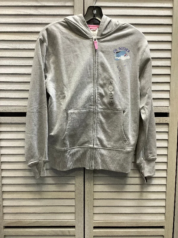 Sweatshirt Hoodie By Clothes Mentor In Grey, Size: Xs