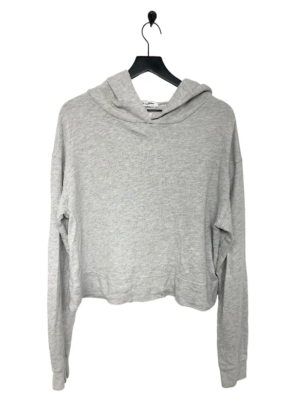 Sweatshirt Hoodie By Cmb In Grey, Size: L