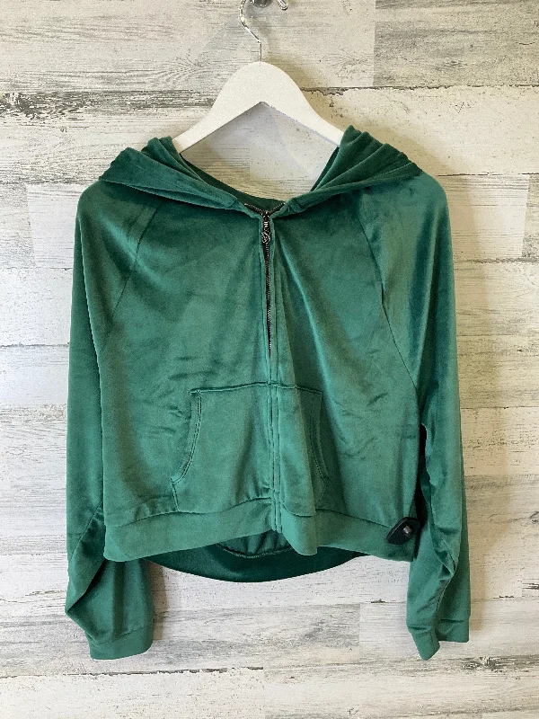 Sweatshirt Hoodie By Victorias Secret In Green, Size: L