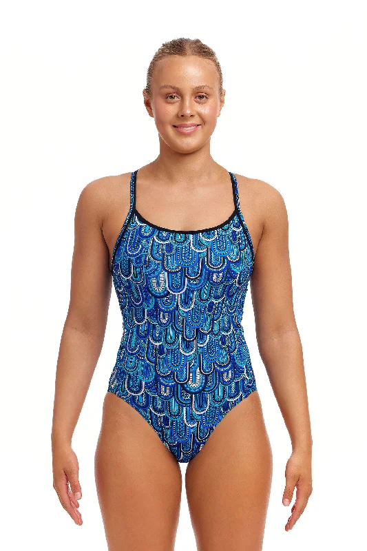 Ladies Diamond Back One Piece | Flight School