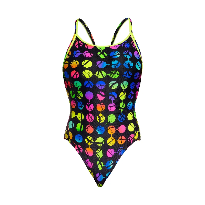 Ladies Diamond Back One Piece | Broken Circle