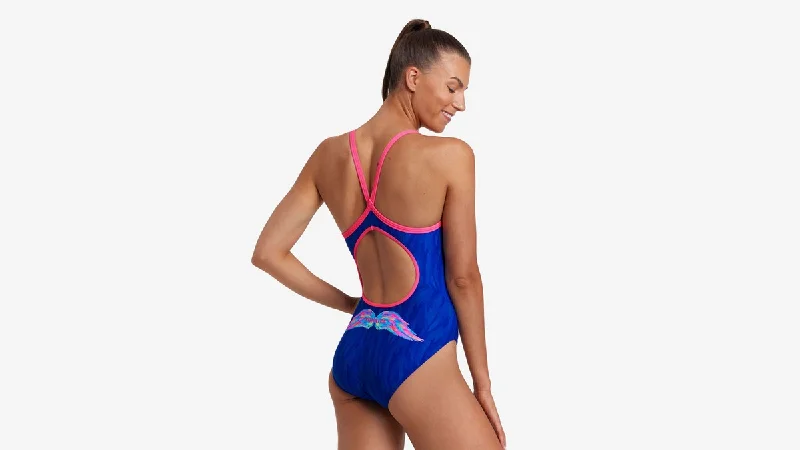 Ladies Diamond Back One Piece | Icarus Wings