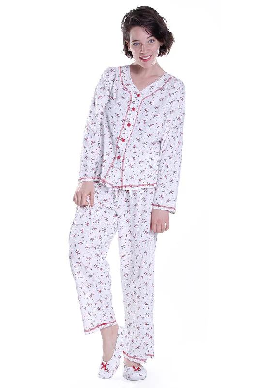 Long Sleeve Mistletoe PJ Set