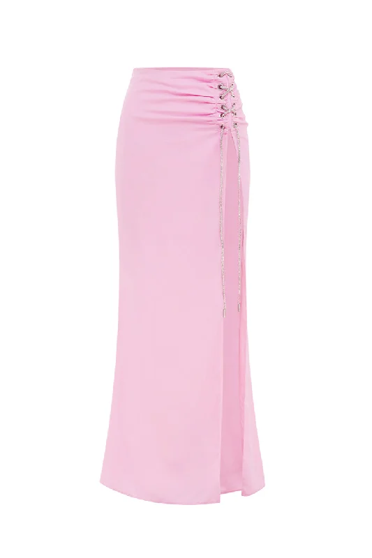 THE DRAPED SKIRT - PINK