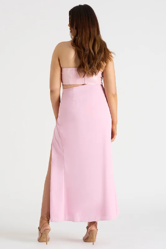 THE DRAPED SKIRT - PINK