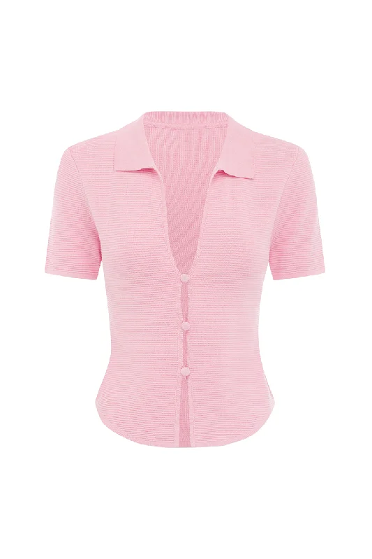 THE KNIT TOP - PINK