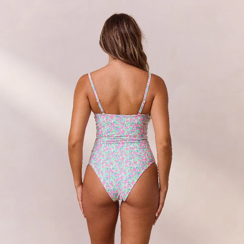 Underwire One Piece Swimsuit - Sweet Pea